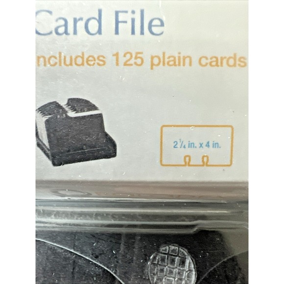 Rolodex Petite Mesh Card File Holder 2.25" x 4" Address Phone 125 Cards Vtg 2006 - Picture 9 of 9